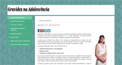 Desktop Screenshot of gravidez-na-adolescencia.info